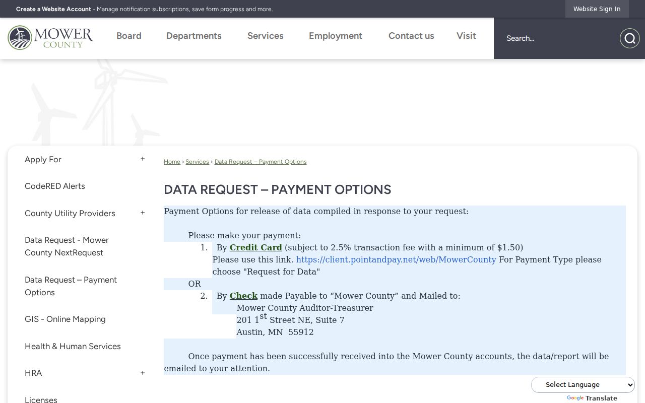 Grand Meadow court records distinction for Mower County data requests